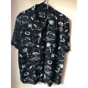 Valor Collective Mens Hawaiian Button-Up Short Sleeve Shirt Size Medium